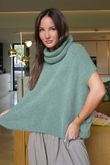 Morag Cowl Knit Tank Deep Sage /3 = -